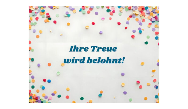 Titelbild - Sparen mit unserem Treueprogramm